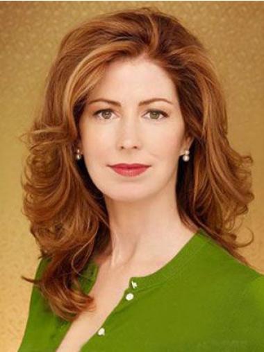 Discount Curly Auburn Classic Synthetic Long Wigs