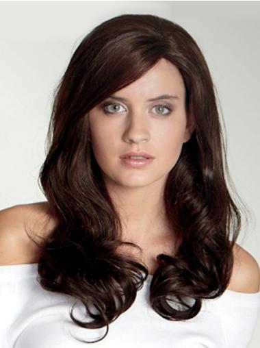With Bangs Lace Front Synthetic Good Wavy Long Hair Wig