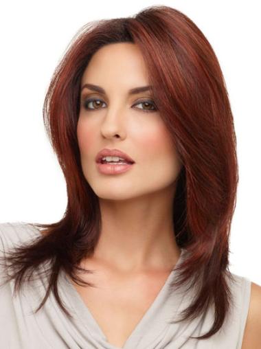 Without Bangs Straight Shoulder Length A Natural Lace Front Wig