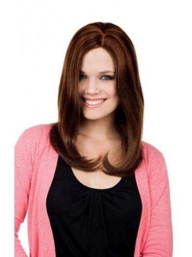 Without Bangs Lace Front Online Synthetic Long Straight Wig