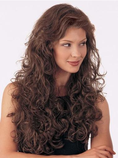 Long Capless Gorgeous Curly Half Wig Human Hair