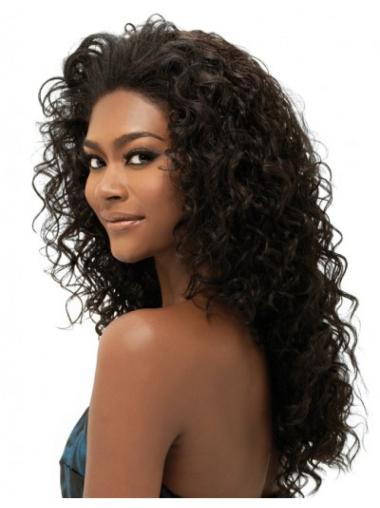 Long Curly Fashionable Half Wigs For African American Women