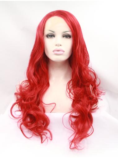 Sassy Long 21 Inches Lace Front Colorful Curly Lace Front Wigs