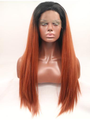 Fashion Synthetic Colorful Real Looking Lace Front Wigs