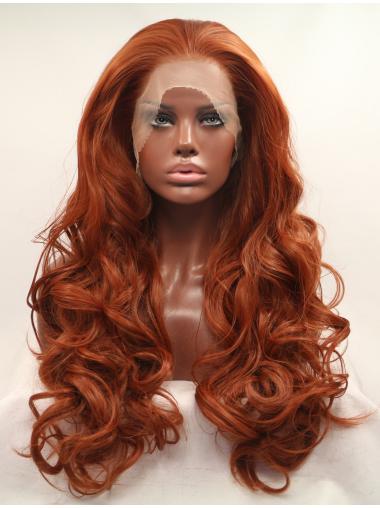 27 Inches Colorful Lace Front Curly Wigs Without Bangs