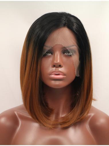 Synthetic 12 Inches Colorful Quality Lace Front Wigs