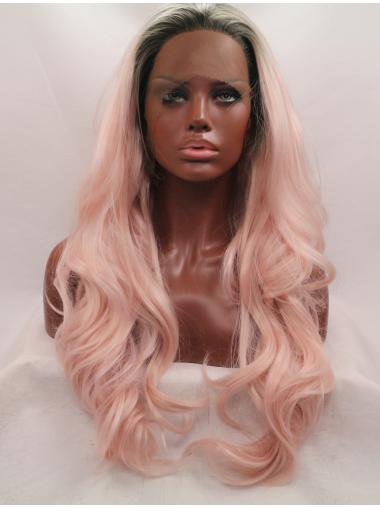 Cheap Synthetic 26 Inches Colorful Lace Front Wigs For Sale