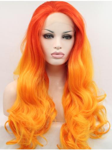 Without Bangs Synthetic Discount Natural Looking Lace Front Wig