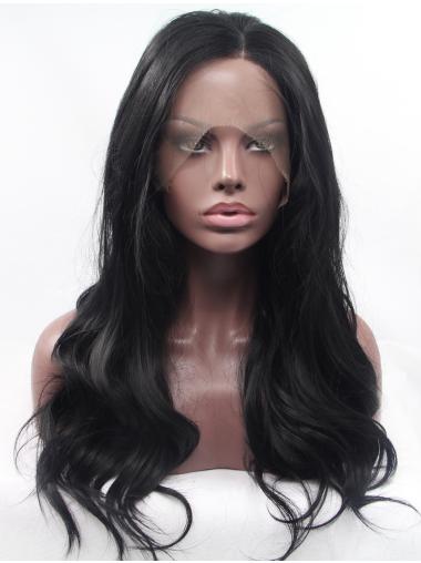 Wavy Synthetic 18 Inches Comfortable Lace Front Wigs That Look Natural