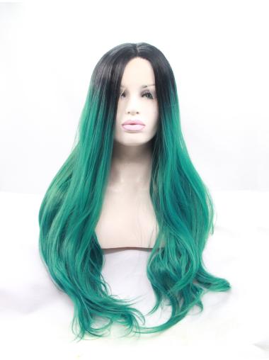 Wavy Long 29 Inches Online No Glue Lace Front Wigs