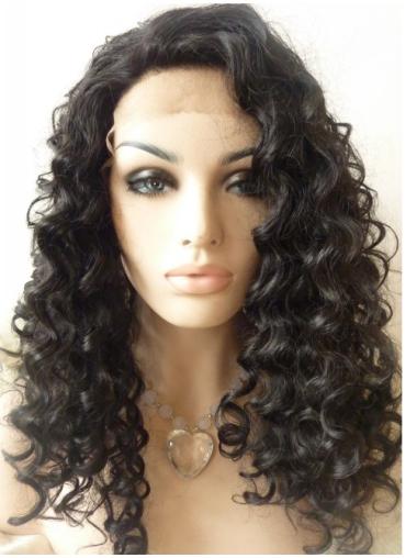 Long 16 Inches Best Lace Front Wigs Curly Styles