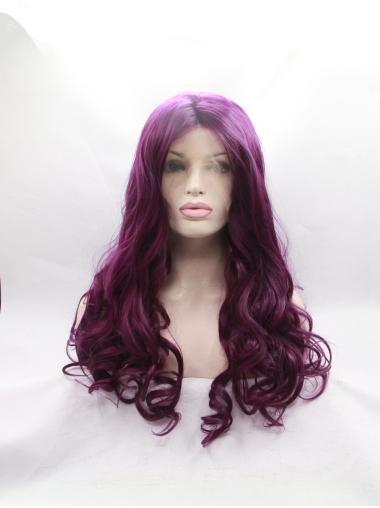 Long 17 Inches Good Lace Wigs Curly