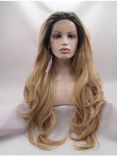 Wavy Long 27 Inches Incredible Natural Hair Line Lace Front Wigs