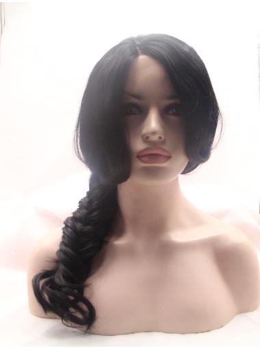 Long Synthetic 20 Inches Modern Cheap Lace Wigs With Baby Hair