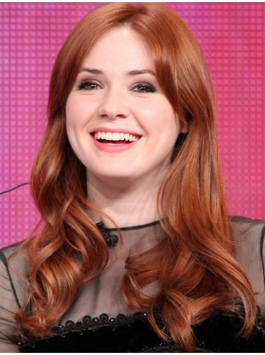 16" Wavy Copper Layered Amazing Karen Gillan Wigs