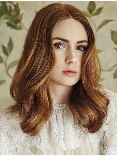 15" Wavy Brown Layered Sassy Karen Gillan Wigs