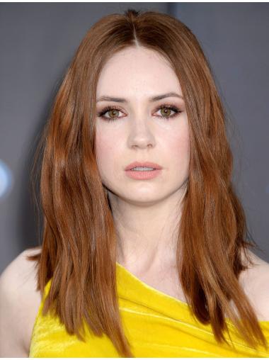 16" Straight Blonde Without Bangs Designed Karen Gillan Wigs