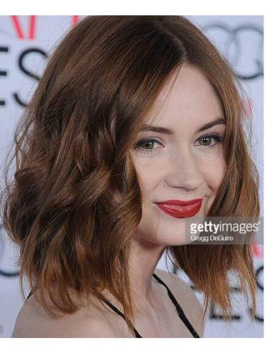 13" Wavy Brown Without Bangs Fabulous Karen Gillan Wigs