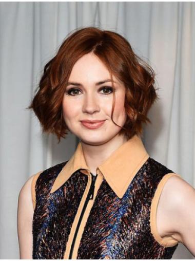 10" Wavy Auburn Bobs New Karen Gillan Wigs