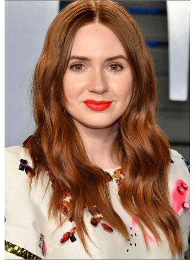 17" Wavy Blonde Layered Trendy Karen Gillan Wigs