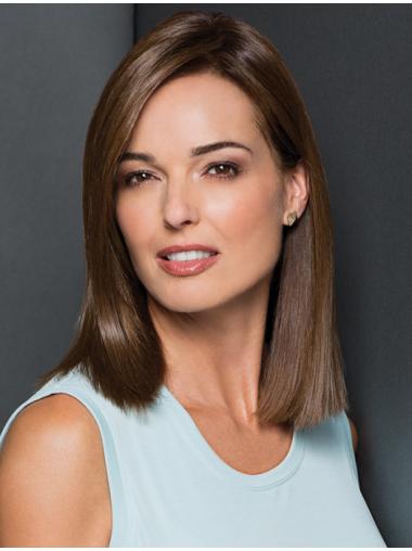 14 Inches Synthetic Shoulder Length Wigs Straight Medium