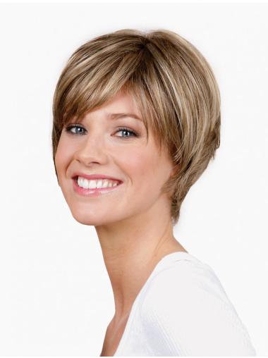 No-Fuss Synthetic 8 Inches Petite Short Wigs For Woman
