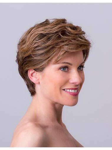 Monofilament Wavy Synthetic High Quality Short Wigs