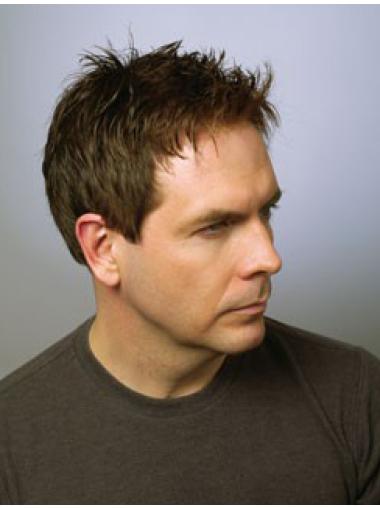 Straight 4" Soft Short Hair Wigs That Look Real