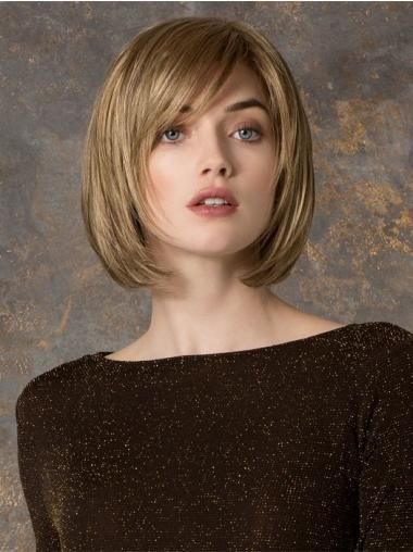 100% Hand-Tied Straight Chin Length Popular Best Synthetic Lace Wigs