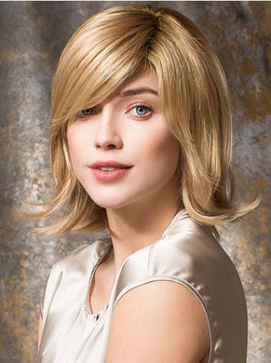 Soft Monofilament Blonde Classic Top Synthetic Wigs