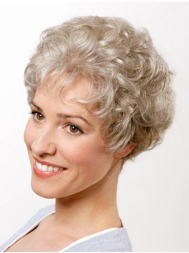 8 Inches Short Curly Classic Capless Wig Women