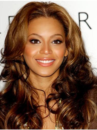 Without Bangs Synthetic Hairstyles Brown Beyonce Wigs