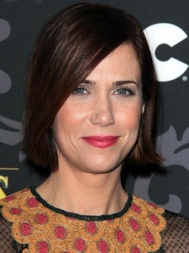 Brown Straight Suitable Bob Lace Front Wear Wig