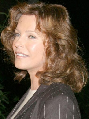 Amazing 14 Inches Shoulder Length 100% Hand-Tied Youthful Wigs For Elderly Women