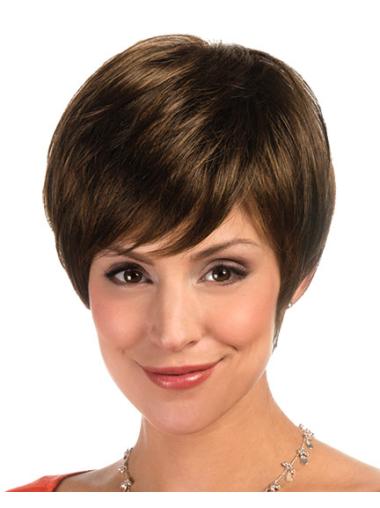 Discount 6 Inches Synthetic Straight Short Wig Lace Front