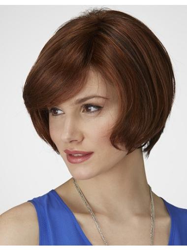9 Inches Straight Natural Synthetic Bob Lace Front Wig
