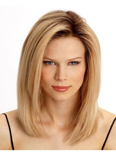 Blonde Layered Fabulous Real Human Lace Front Wigs