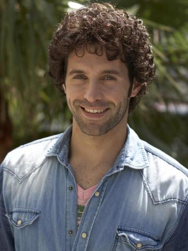 Soft Short Brown Real Hair Wigs For Young Men