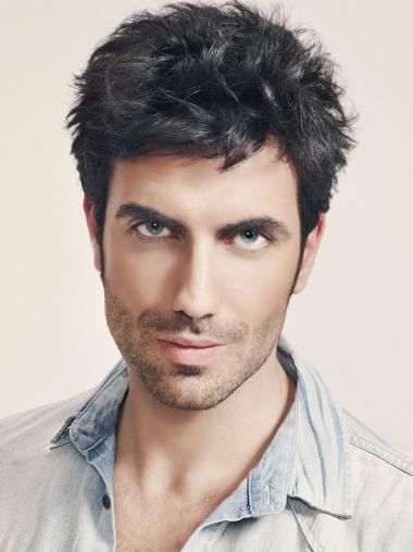 Straight Hair Short Cheap Wigs For Men Short Hair