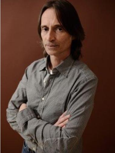 12 Inches Brown Capless Short Real Mens Wig