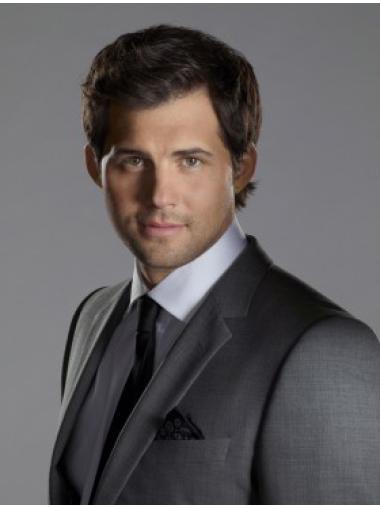 6 Inches Straight Synthetic Without Bangs Mens Wigs Cheap