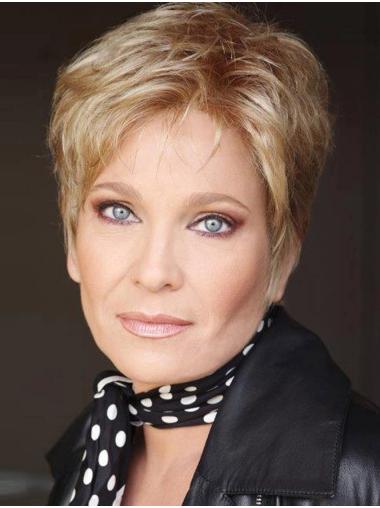 Wig Cap 6" Synthetic Straight Boycuts Wigs