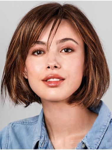 Lace Front Wigs Straight Bobs 10" Synthetic Wigs