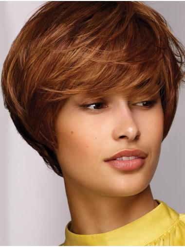 Short Wigs For Women 8" Synthetic 100% Hand-Tied Wigs