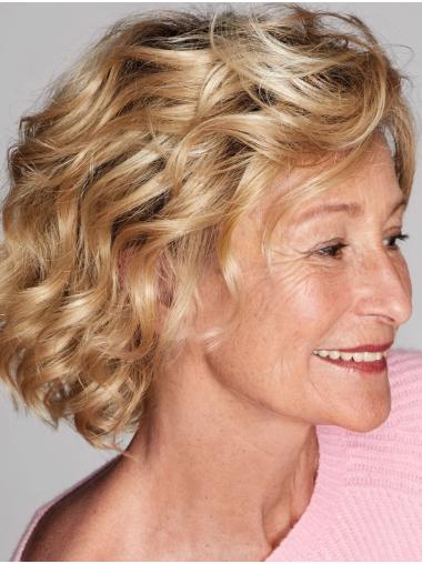 Blonde Wigs 10" Synthetic Chin Length Monofilament Wigs