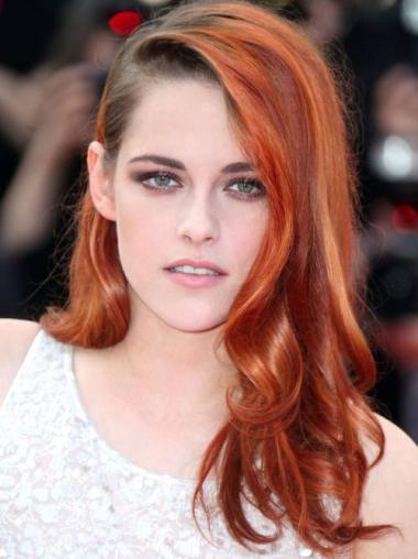 Remy Full Lace Wavy Remy Human Hair No-Fuss Kristen Stewart Wigs