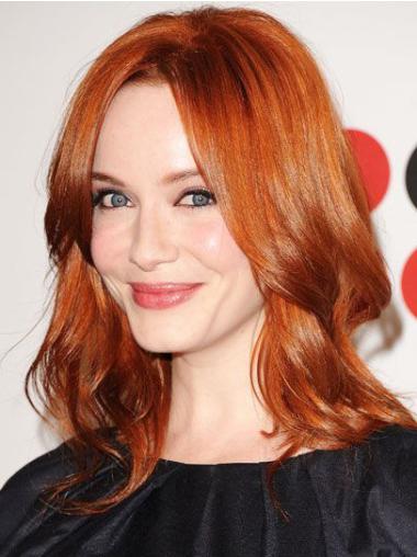 Remy Lace Front Shoulder Length 16" Convenient Christina Hendricks Wigs