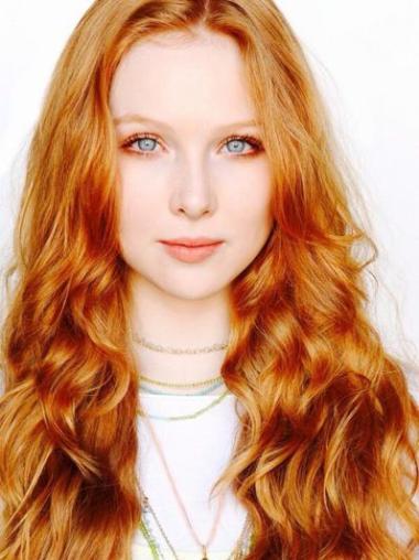 Buy Real Wigs Full Lace Wavy Long Convenient Molly Quinn