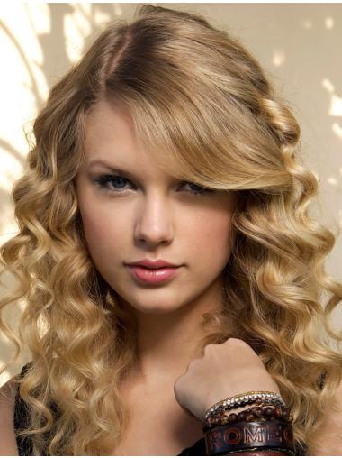 Lace Front Long Remy Human Hair Suitable Taylor Swift Curly Hair Wig