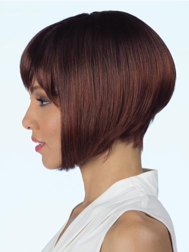 Convenient Chin Length Bobs Lace Front Synthetic Wigs